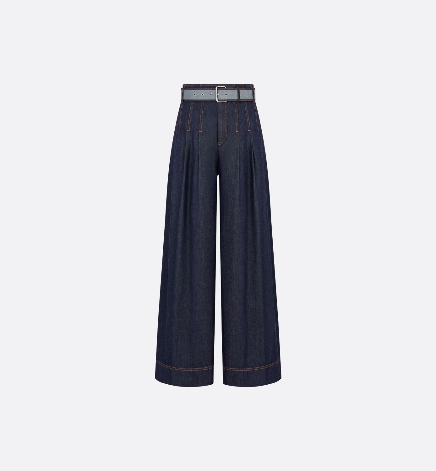 Shop Dior Ss24 Women's Blue Denim Pants