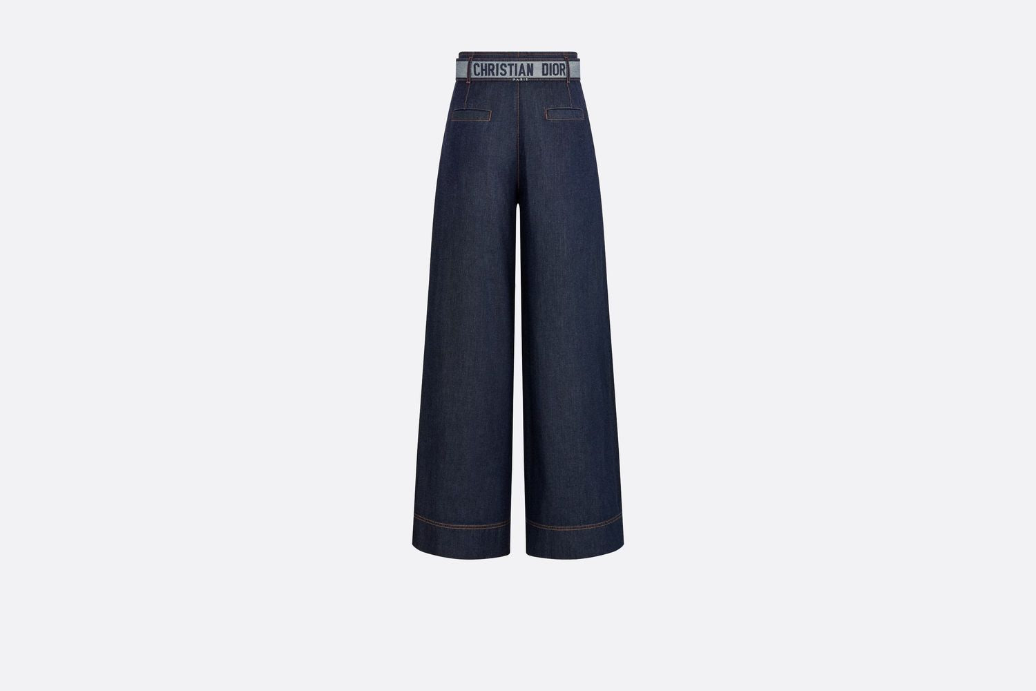 Shop Dior Ss24 Women's Blue Denim Pants