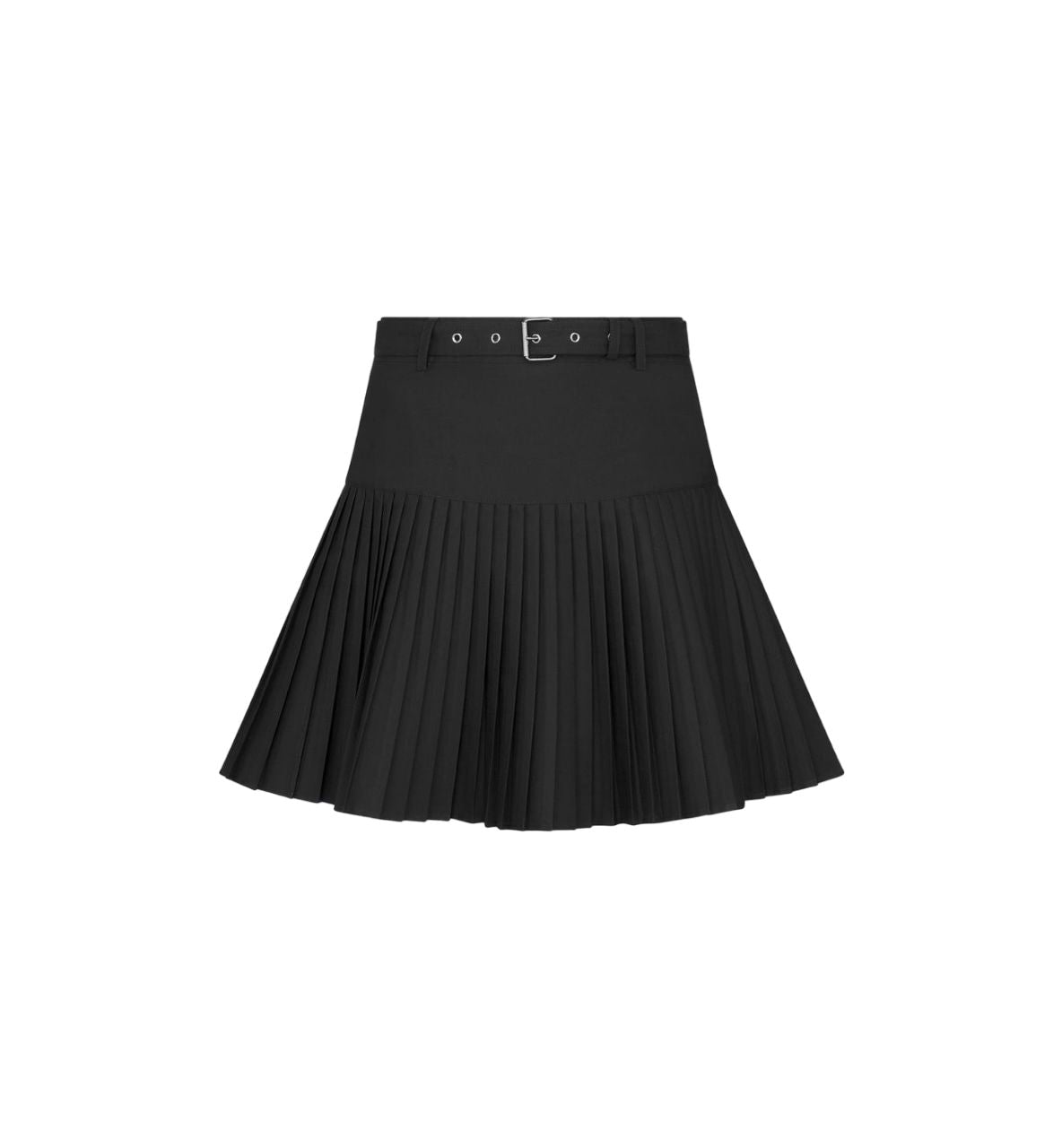 Shop Dior Stylish Pleated Miniskirt For Women In Black