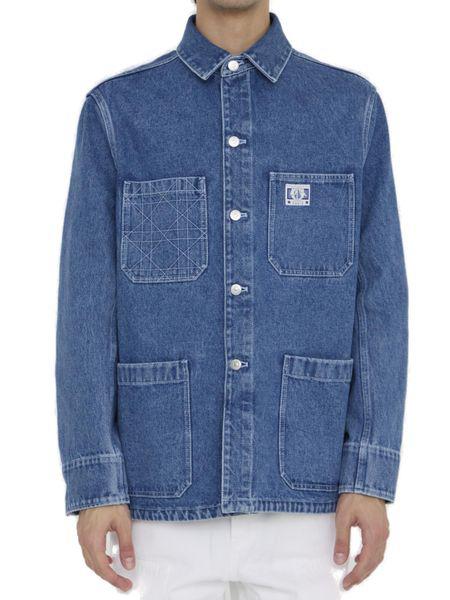 Dior Charm Overshirt In Navy