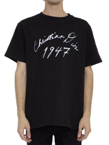 Dior Christian  1947 T-shirt In Black