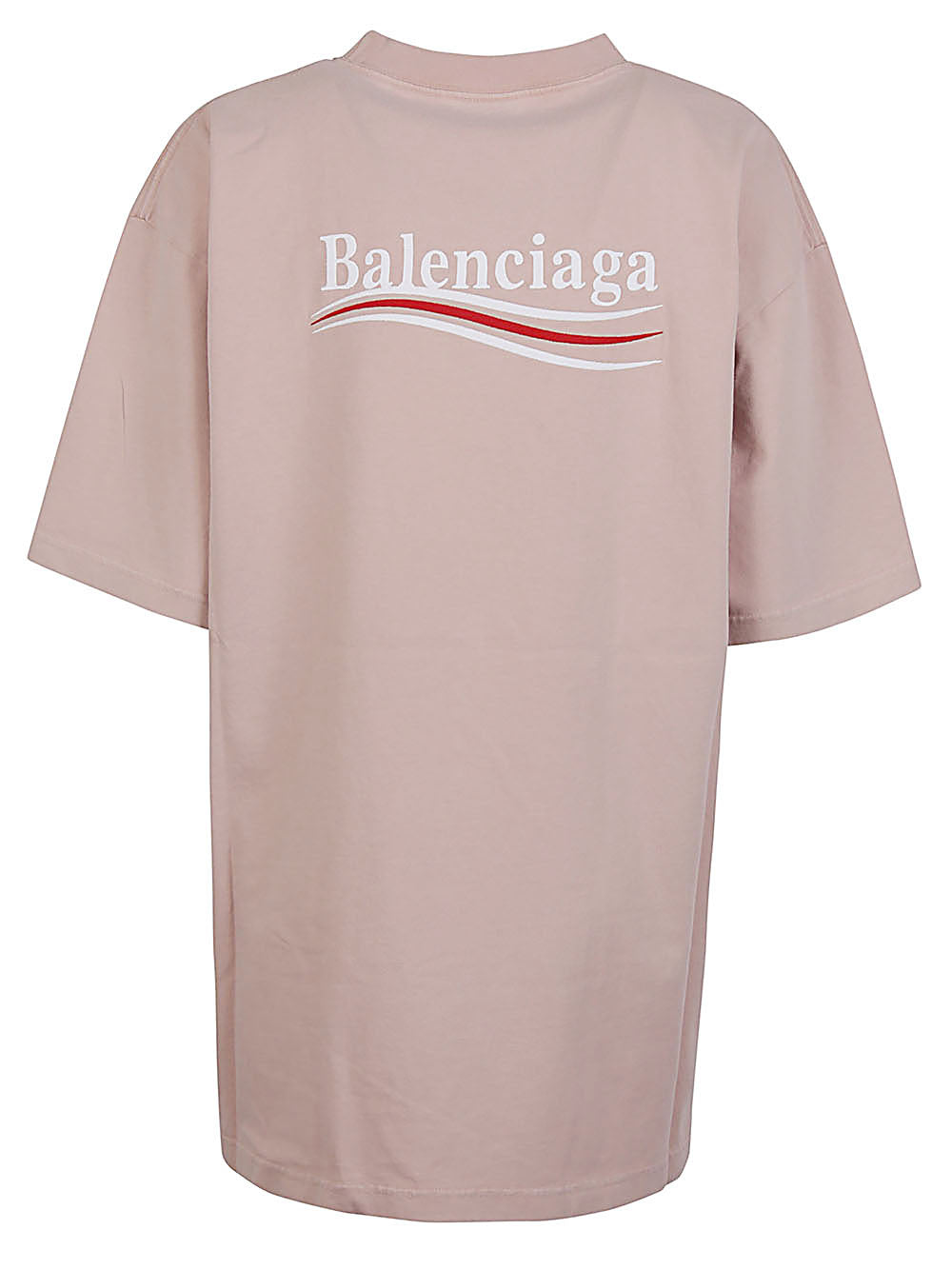 Shop Balenciaga Pink Political Campaign T-shirt For Women