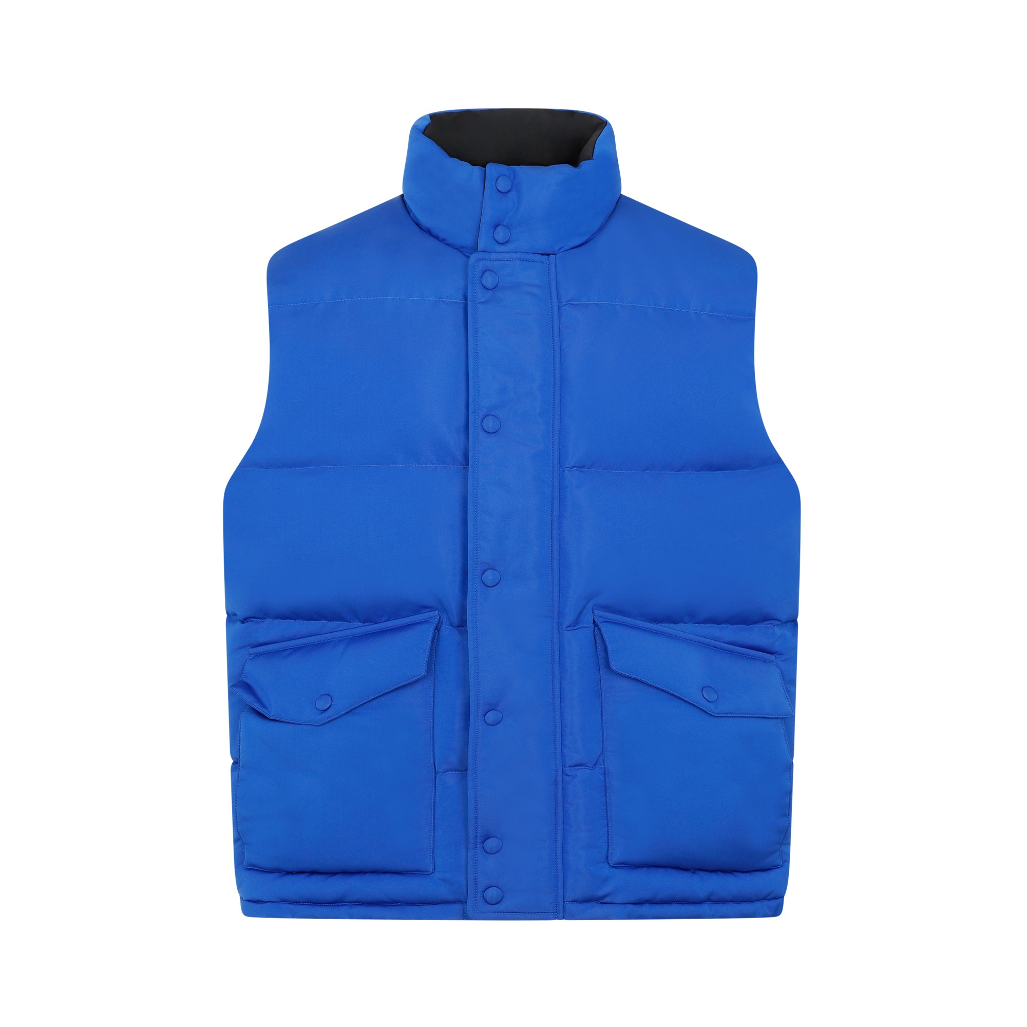 Alexander Mcqueen Fw22 Men's Padded Vest In Blue