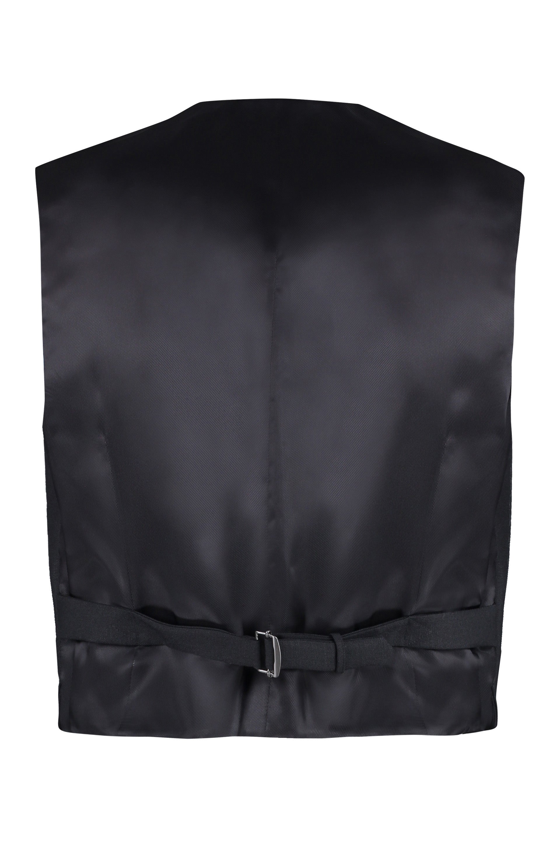 Shop Gucci Black Wool And Mohair Gilet For Men