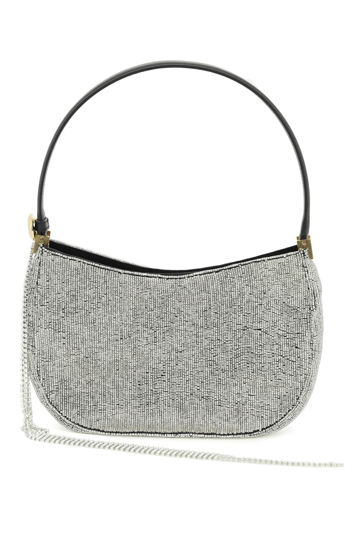 Shop Magda Butrym Sparkle In Style With The Statement 'vesna' Shoulder Handbag In Grey