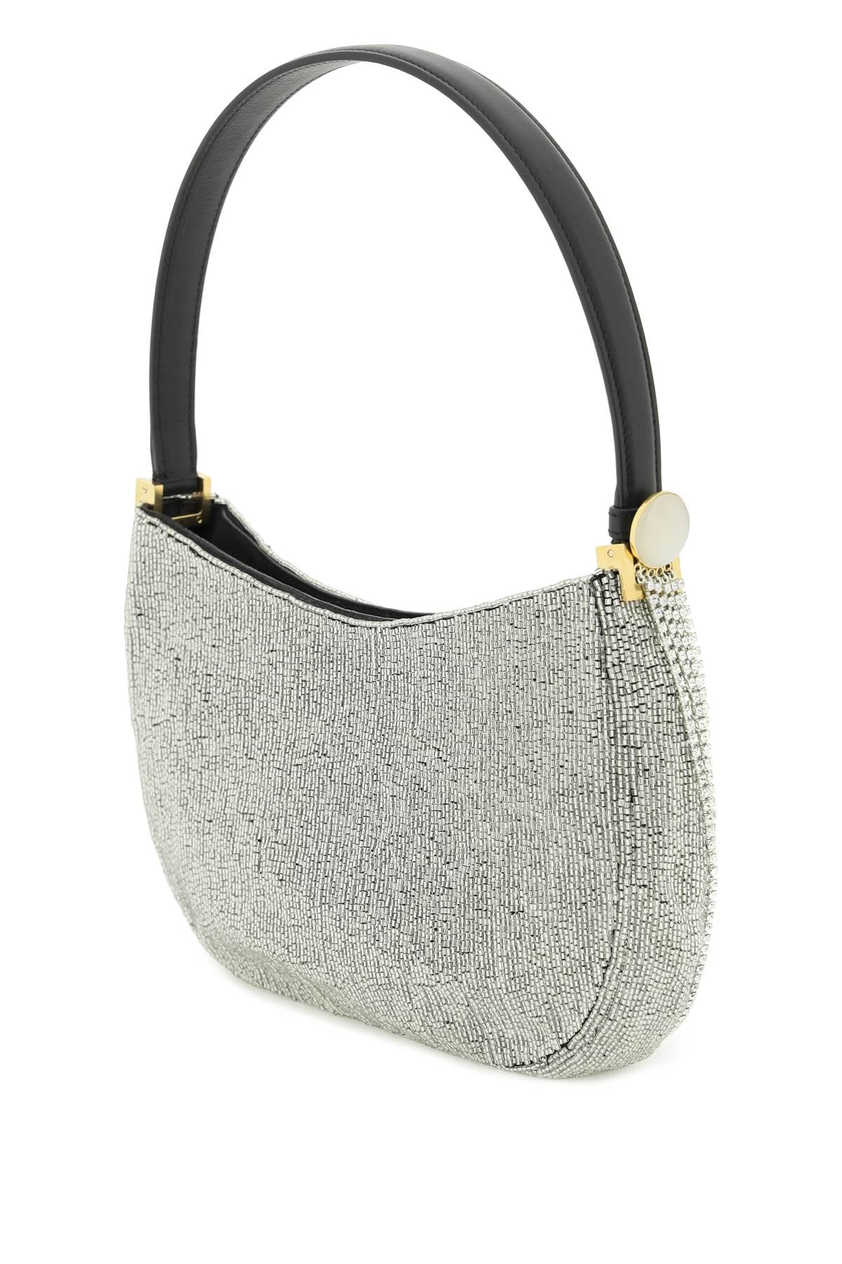 Shop Magda Butrym Sparkle In Style With The Statement 'vesna' Shoulder Handbag In Grey