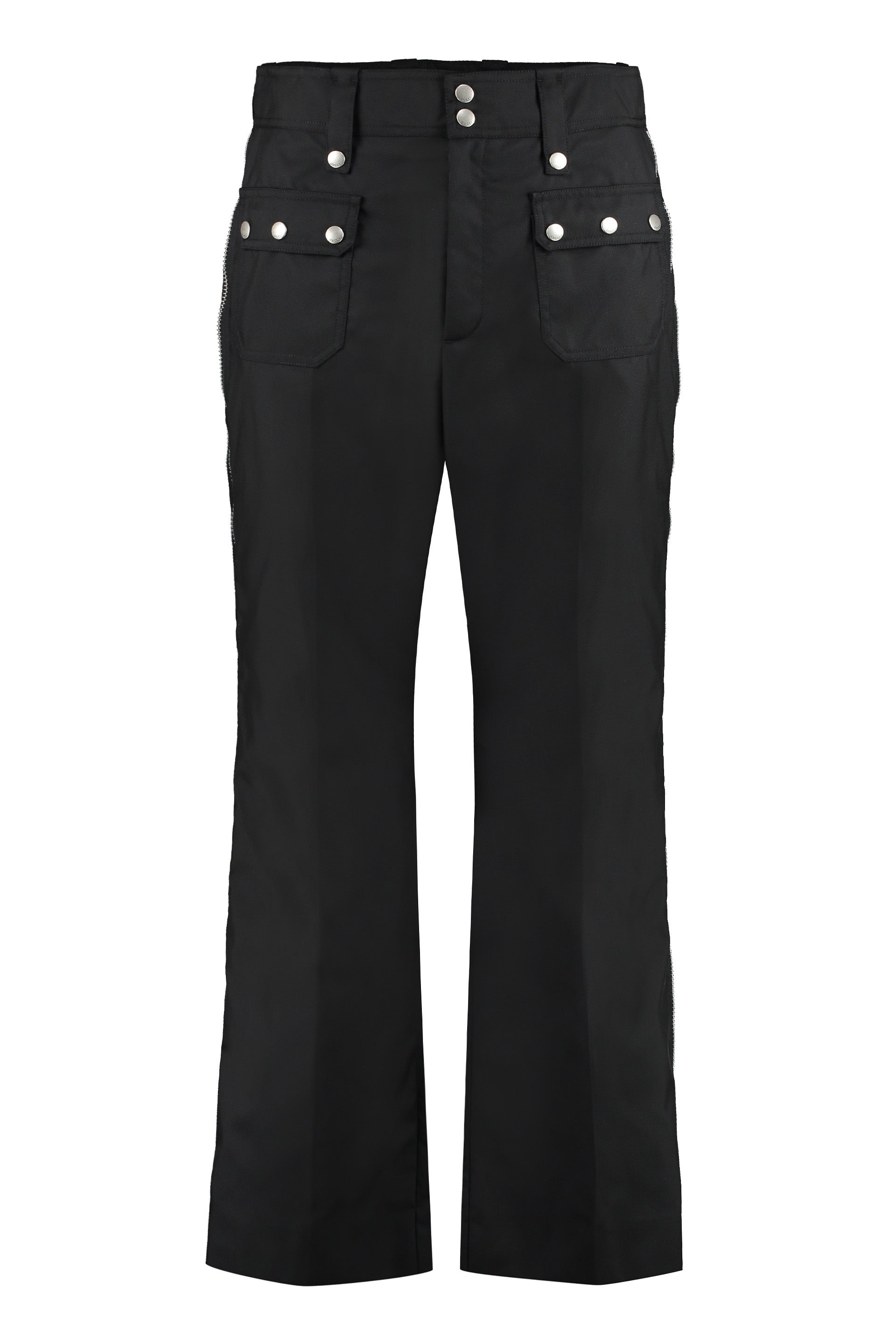 Shop Gucci Men's Technical Fabric Pants For Ss23 In Black