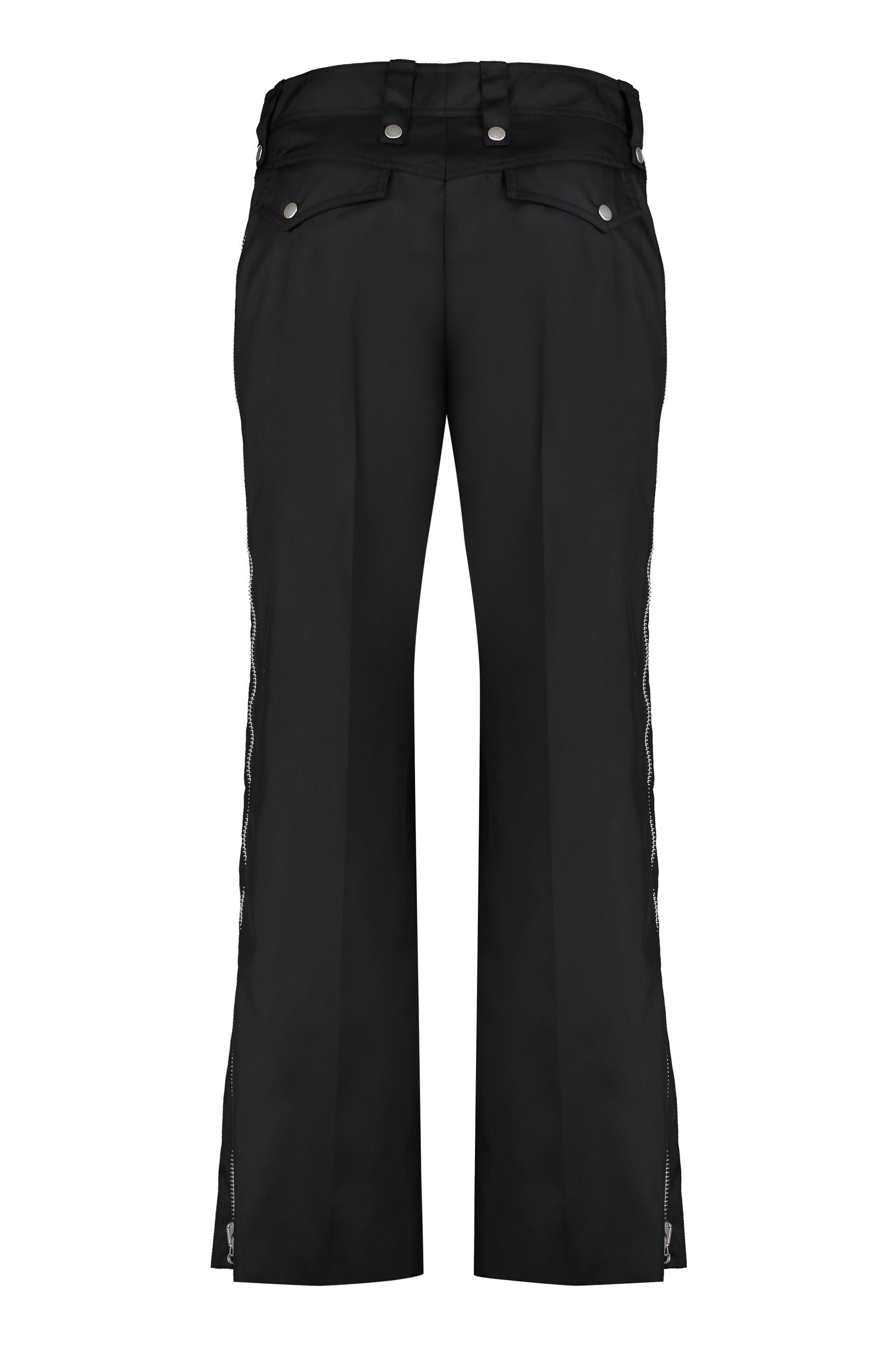 Shop Gucci Men's Technical Fabric Pants For Ss23 In Black