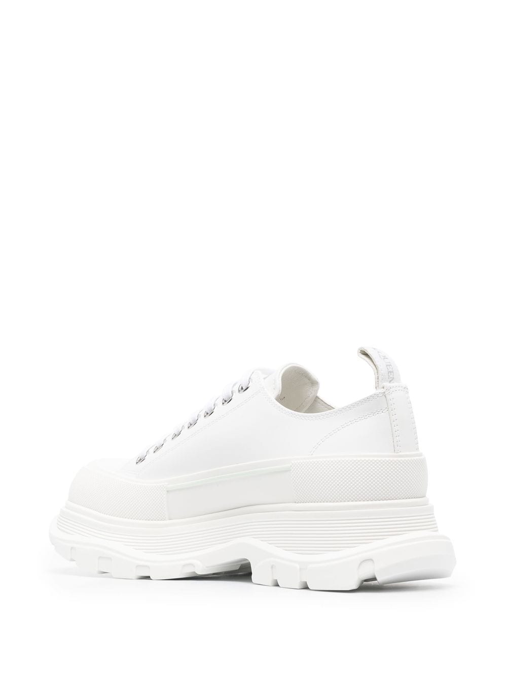 Shop Alexander Mcqueen Sleek Lace-up Fashion Sneakers For Men In White