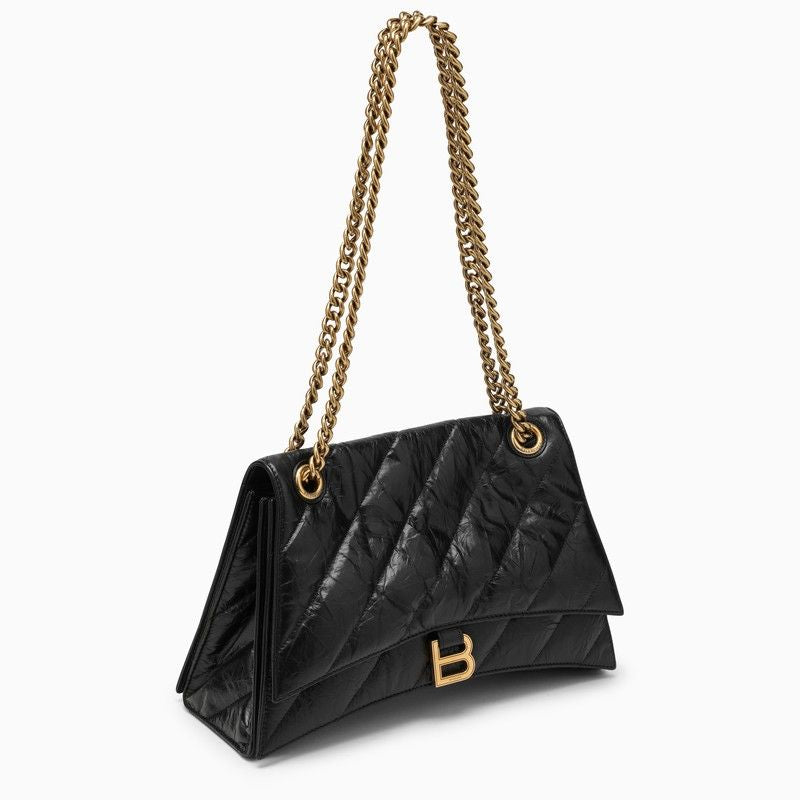 Shop Balenciaga Quilted Black Crossbody Bag For Women