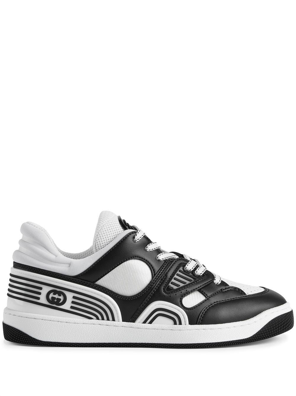 Gucci Basket Low-top Sneakers In Black