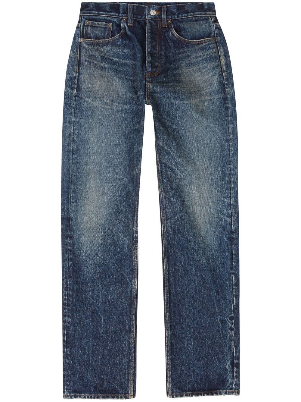 Balenciaga Men's Blue Cotton Jeans For Ss23 Season