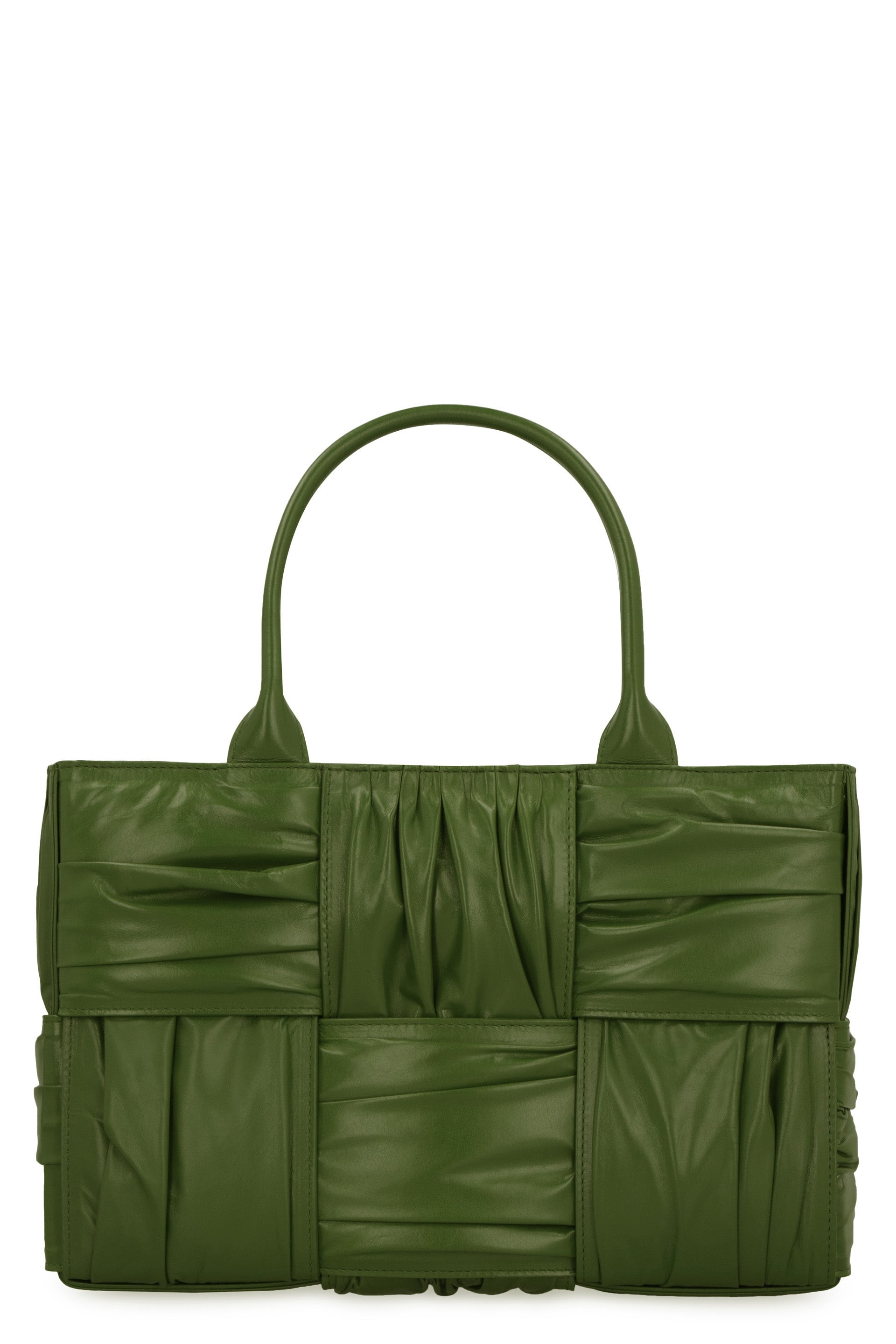 Bottega Veneta Green Arc Tote Handbag For Women (ss23 Collection)