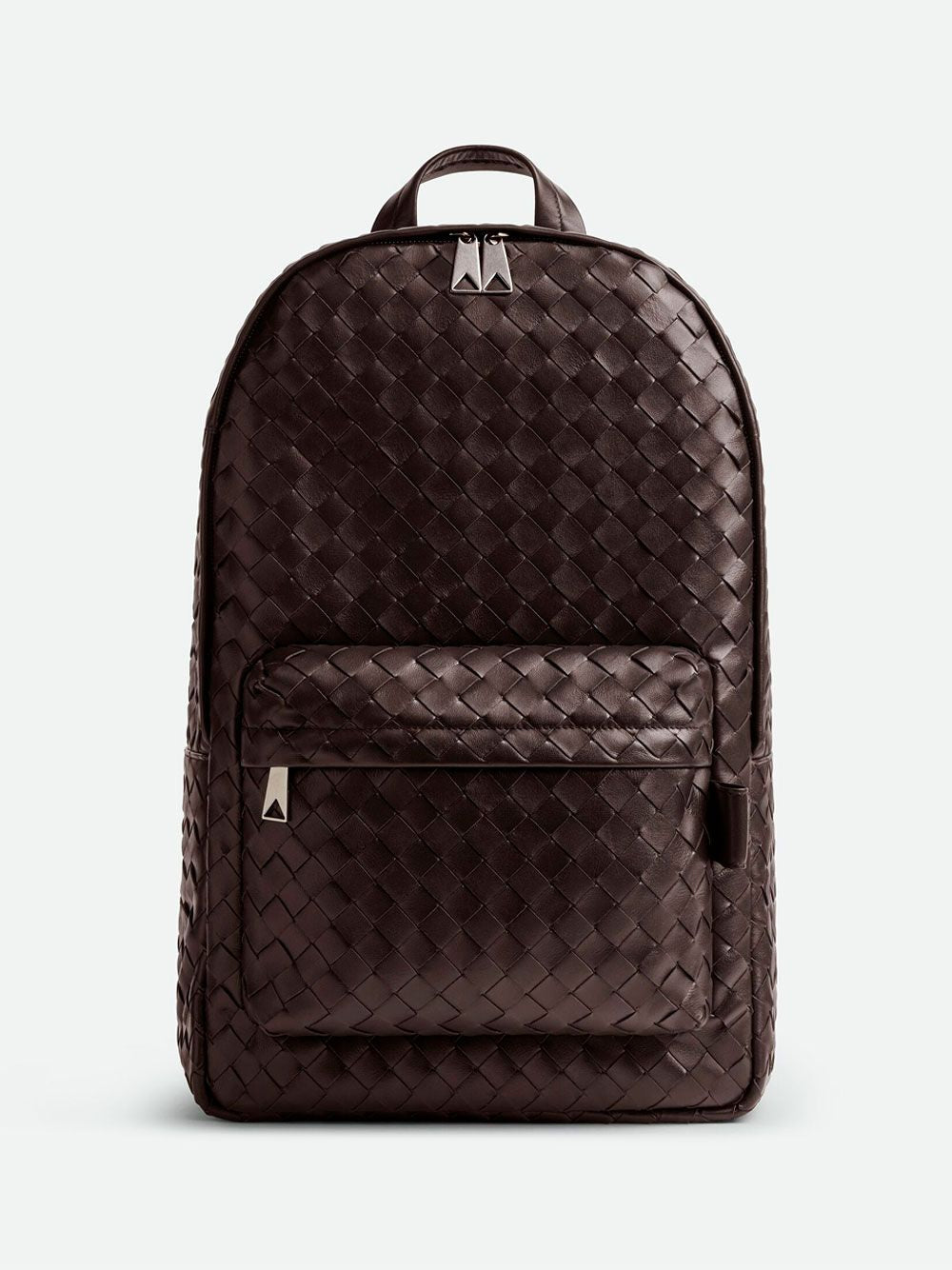 Bottega Veneta Classic Intrecciato Medium Backpack In Brown