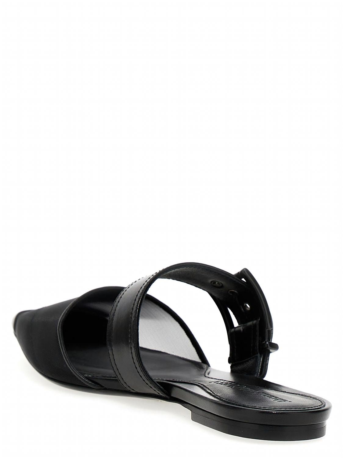 Shop Alexander Mcqueen Black Sandals For Women | Ss23 Collection