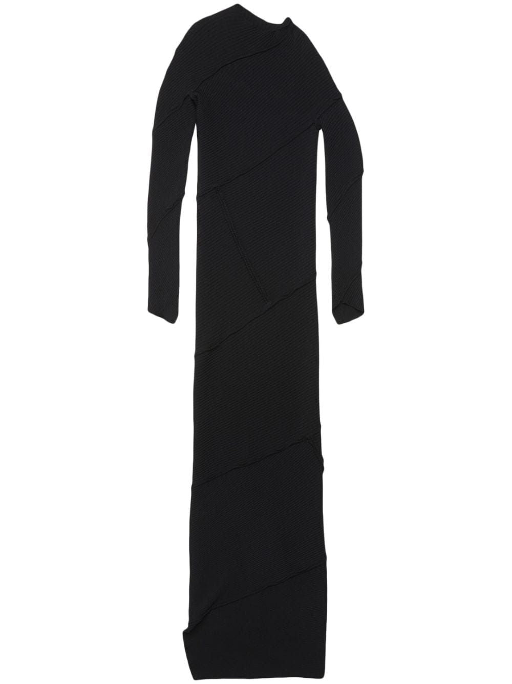 Shop Balenciaga Spiral Maxi Vest For Fall/winter 2023 In Black