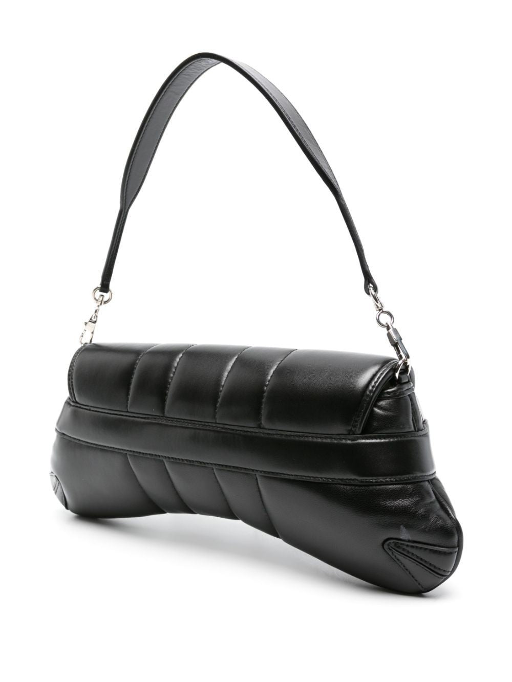 Shop Gucci Elegant Black Quilted Leather Shoulder Handbag With Maxi Horsebit Design