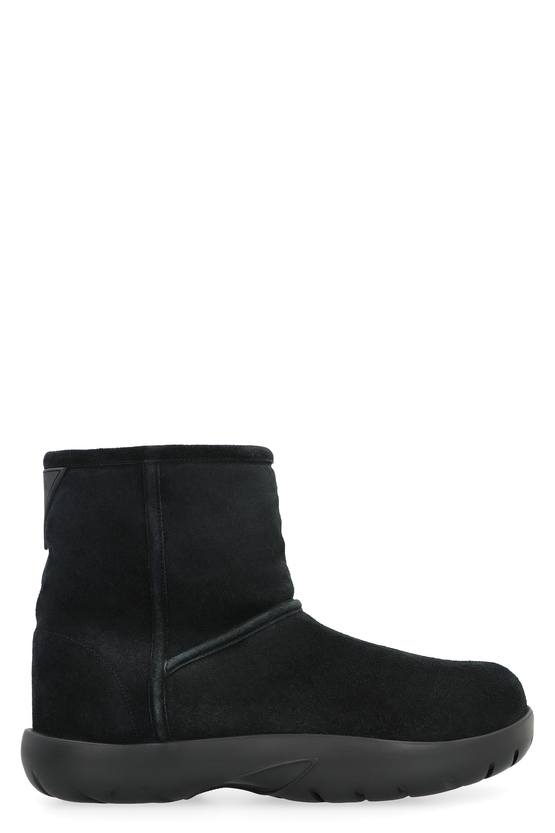 Bottega Veneta Men's Black Suede Ankle Boots For Fw23