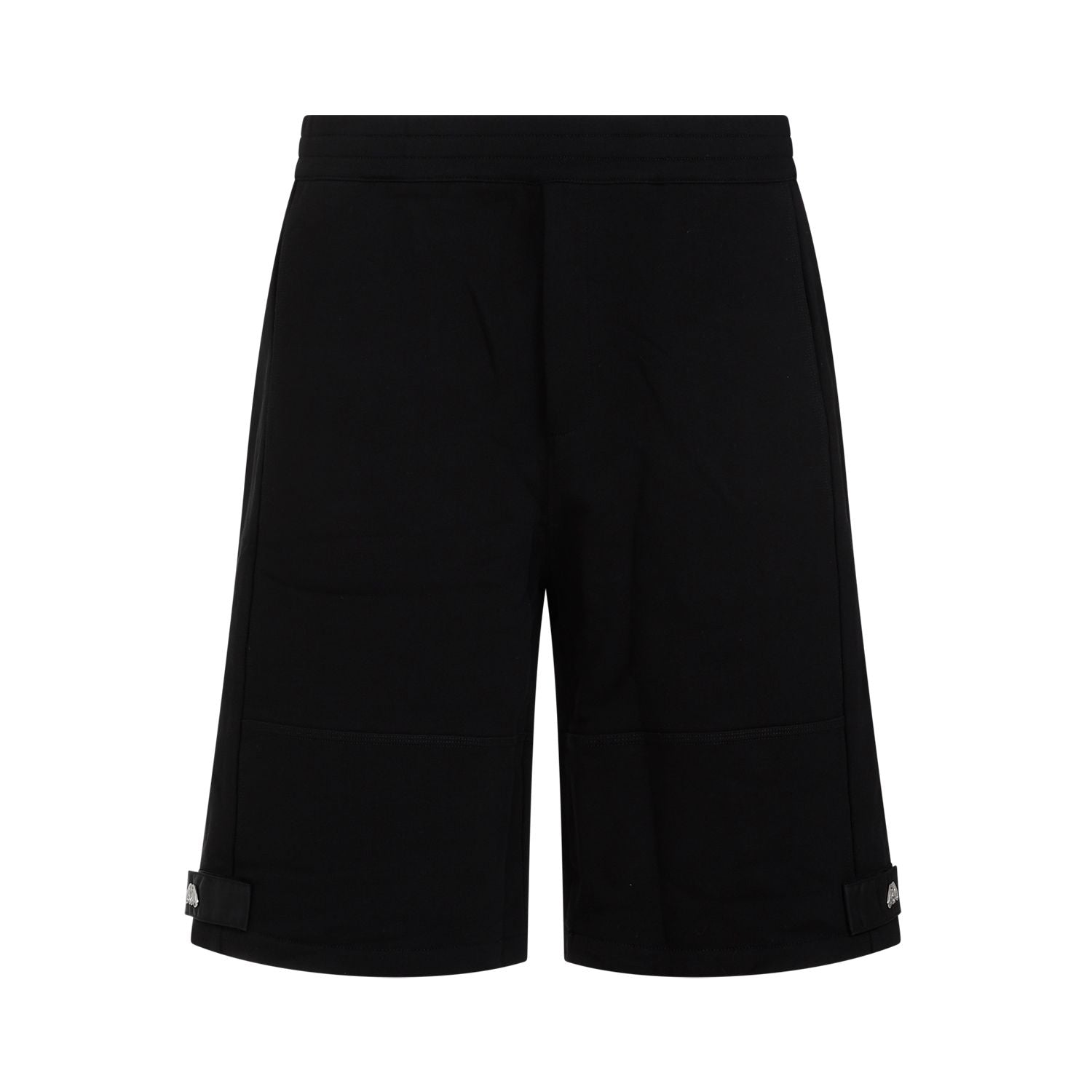 Alexander Mcqueen Classic Black Cotton Shorts For Men