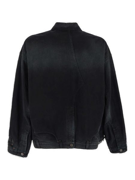 Shop Balenciaga Men's Black Cotton Jacket | Ss24 Collection