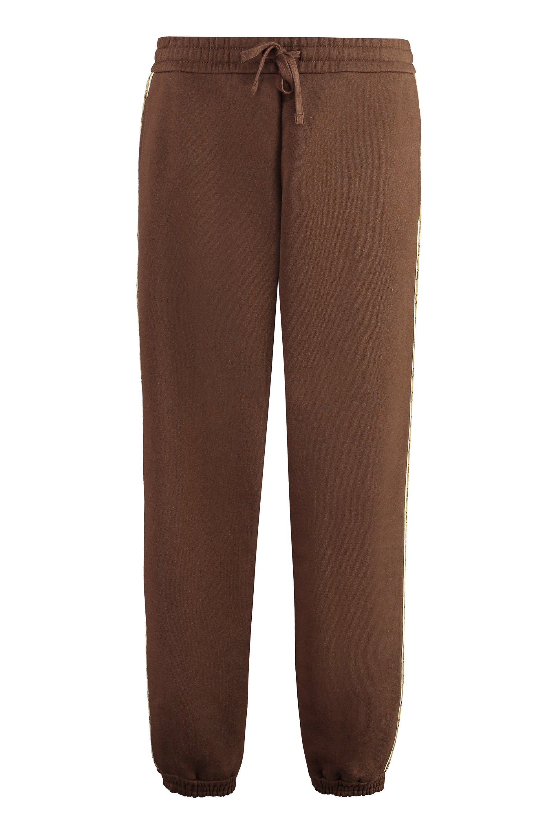 Gucci Men's Brown Logo Detail Track Pants For Ss24