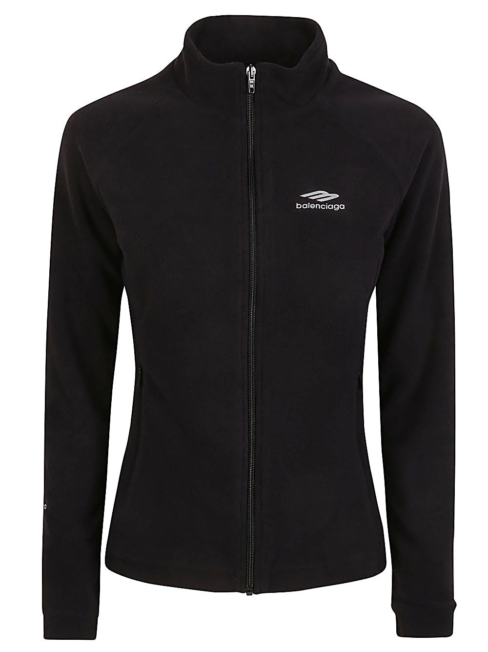 Shop Balenciaga High Collar Black Sports Jacket For Women | Ss24 Collection