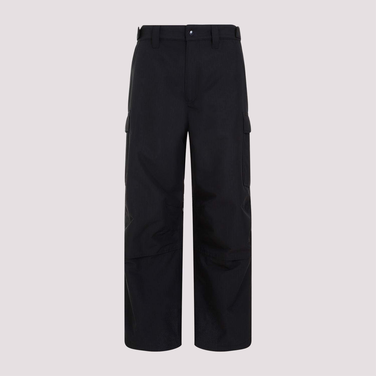 Shop Balenciaga Sleek And Functional Men's Black Cargo Pants For Ss24