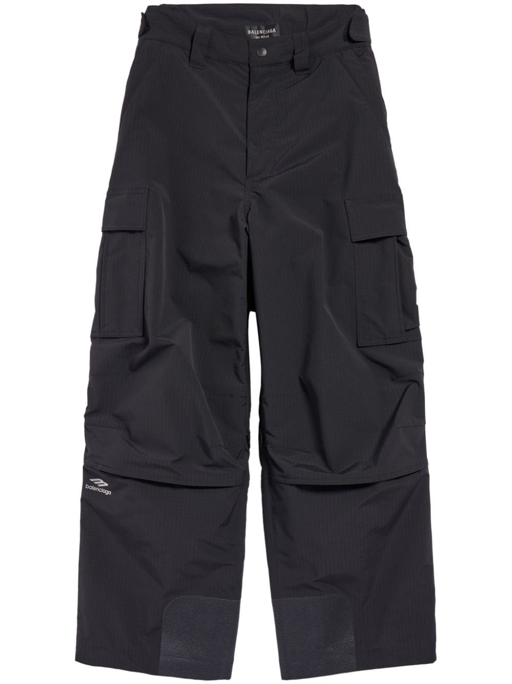 Shop Balenciaga Men's Black Ski Cargo Pants