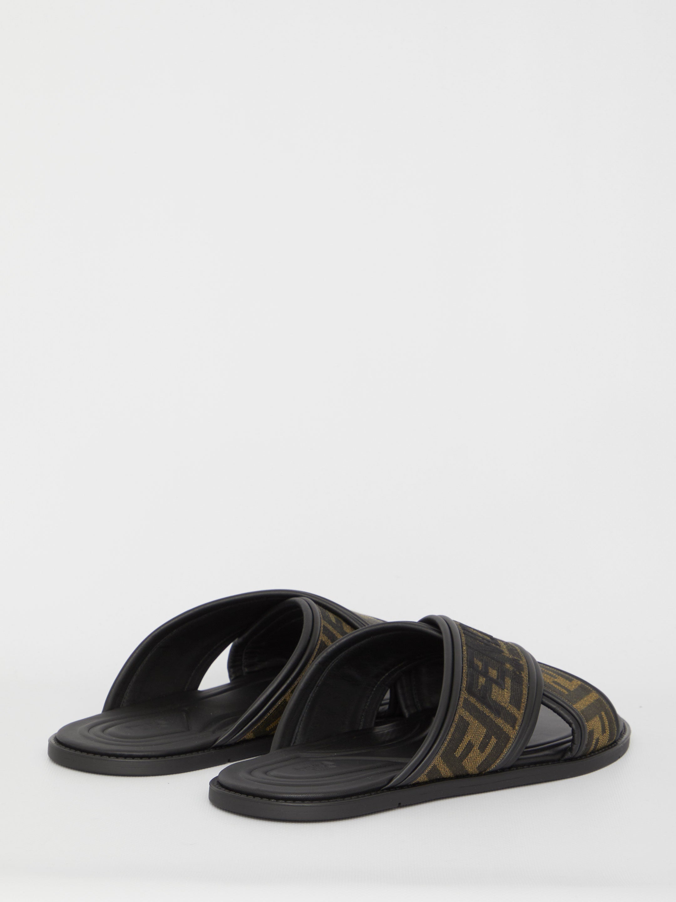 Shop Fendi Stylish Designer Brown Sandals For Men