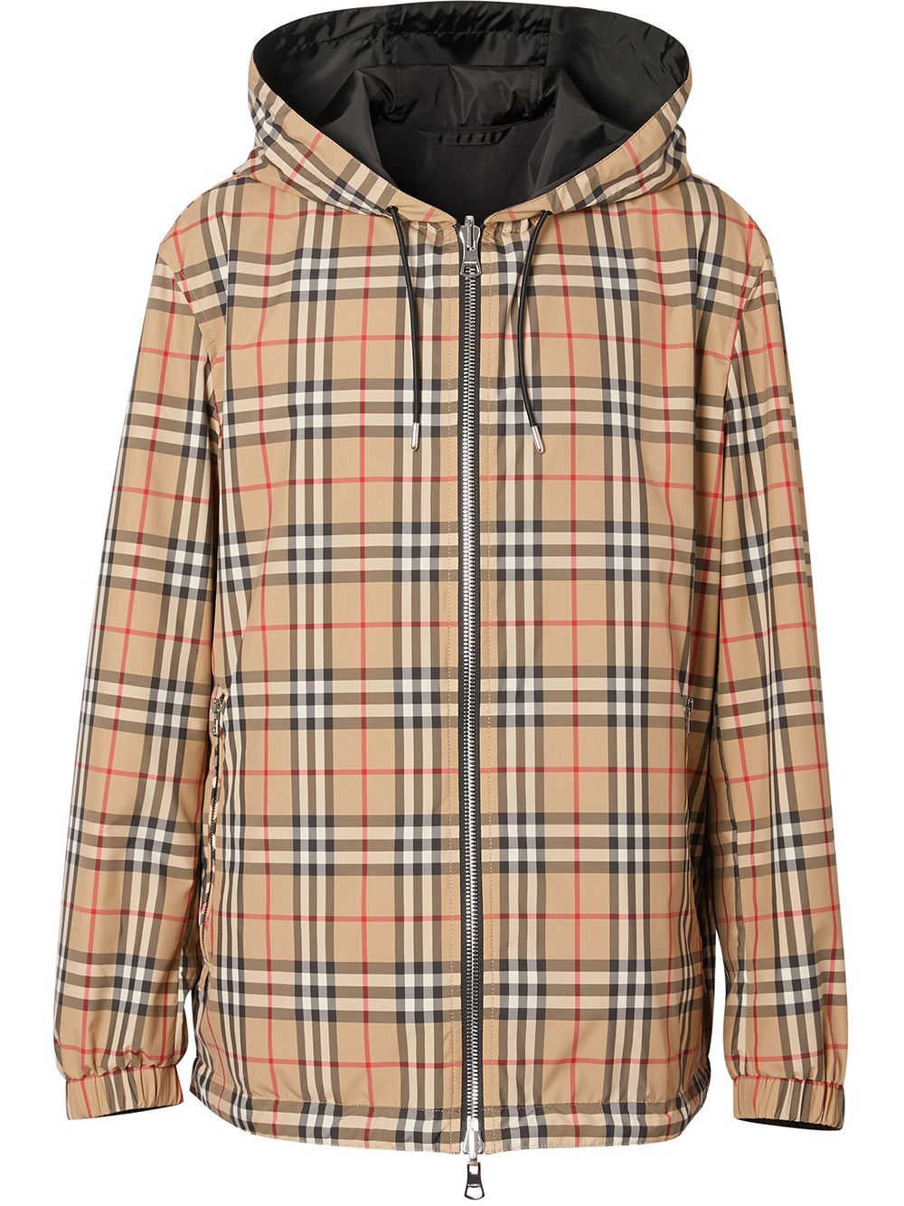 Shop Burberry Reversible Vintage Check Jacket For Men In Brown