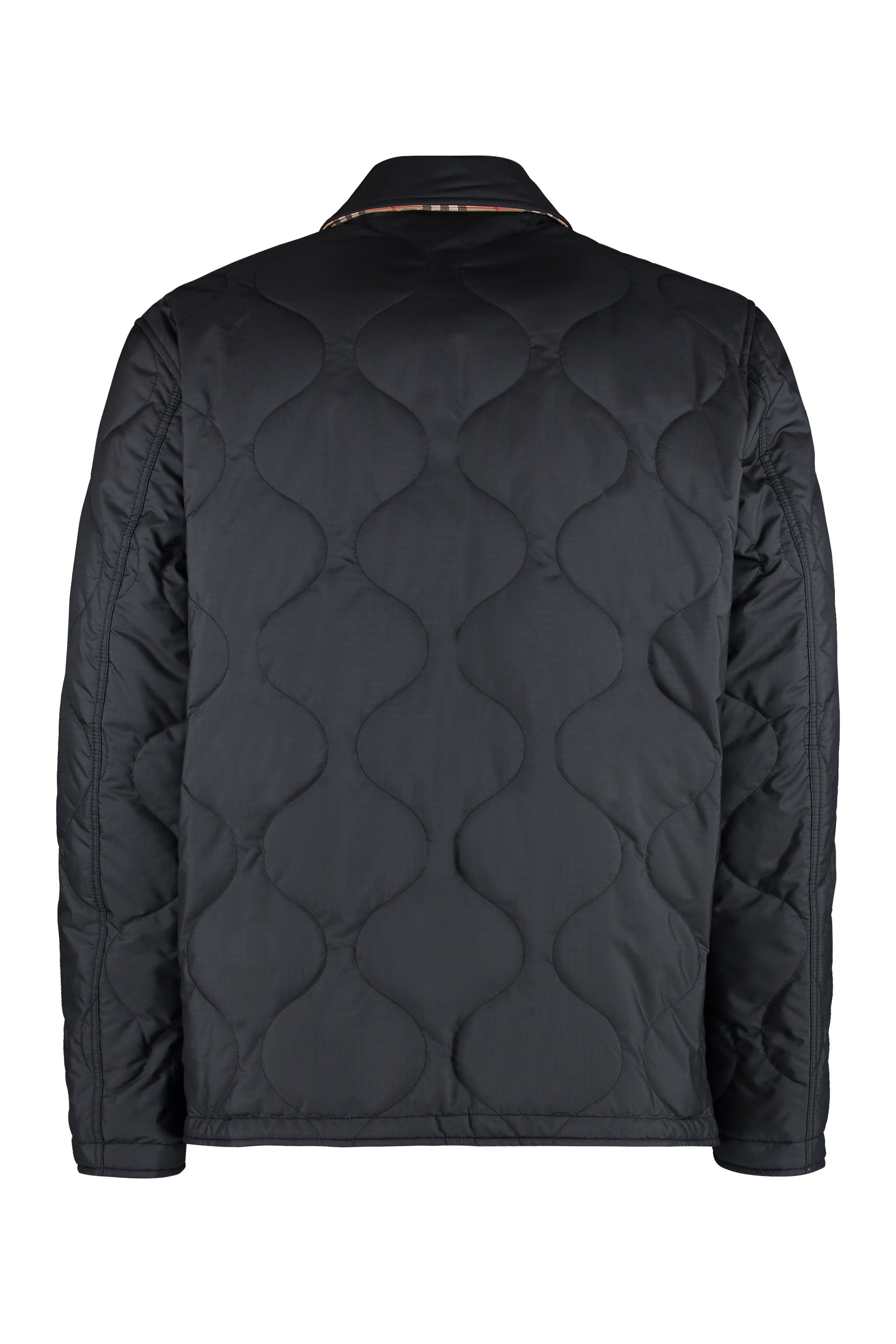 Shop Burberry Reversible Quilted Jacket For Men In Black