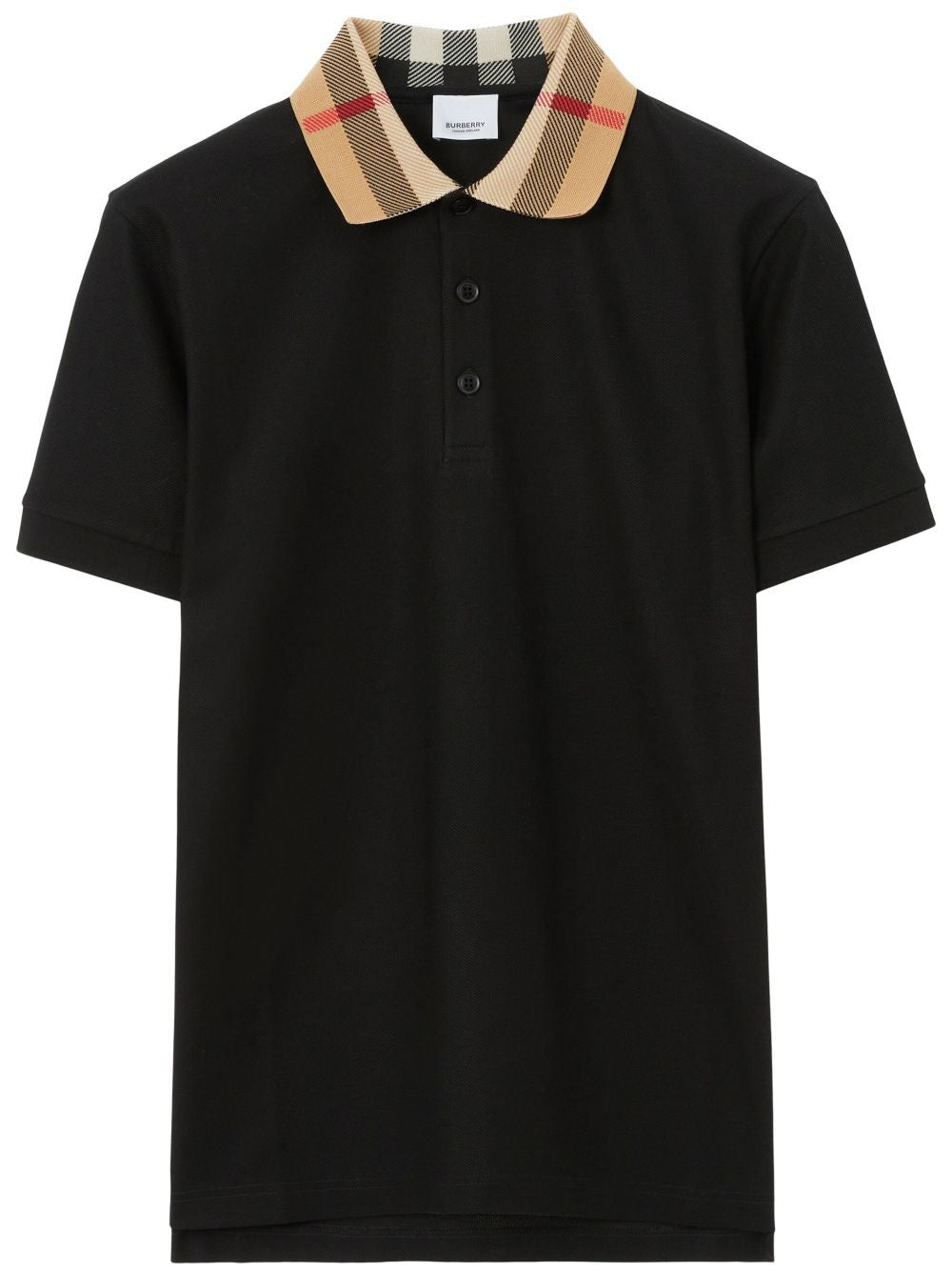Shop Burberry Cody Polo In Black