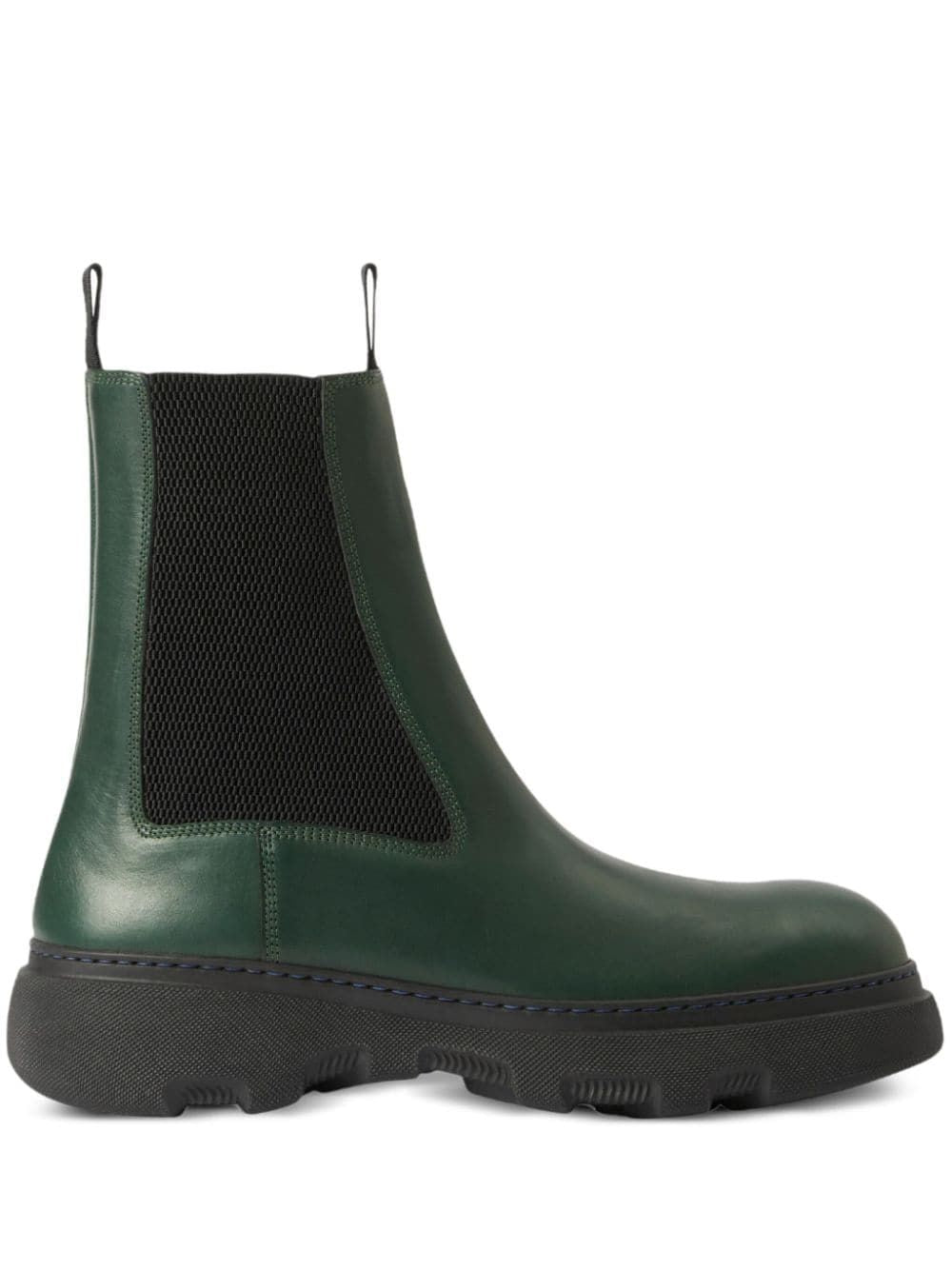 Burberry Men's Vine Creeper Chelsea Boots For Fw23 In Green