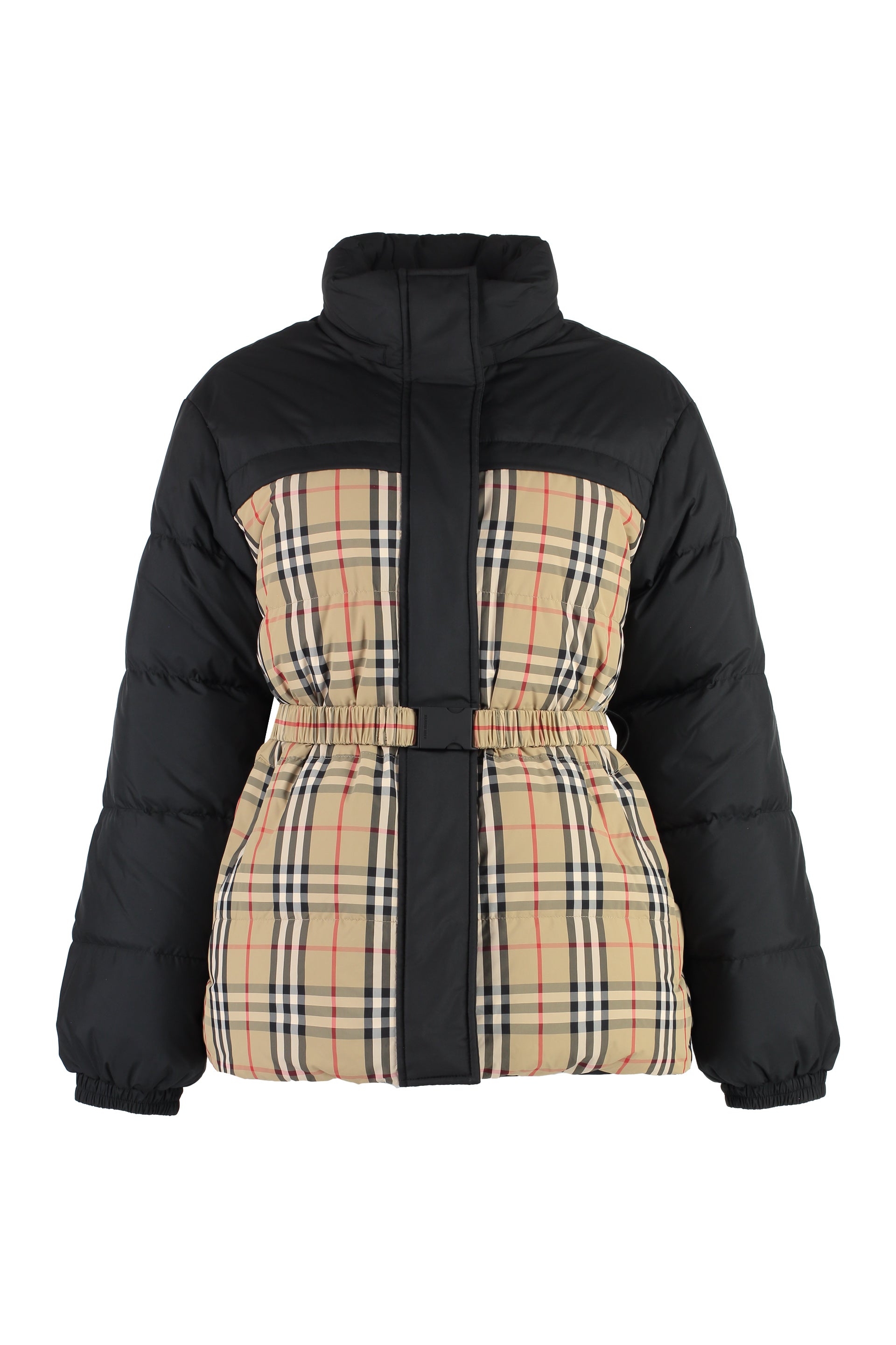 Shop Burberry Reversible Hooded Down Jacket For Women In Black