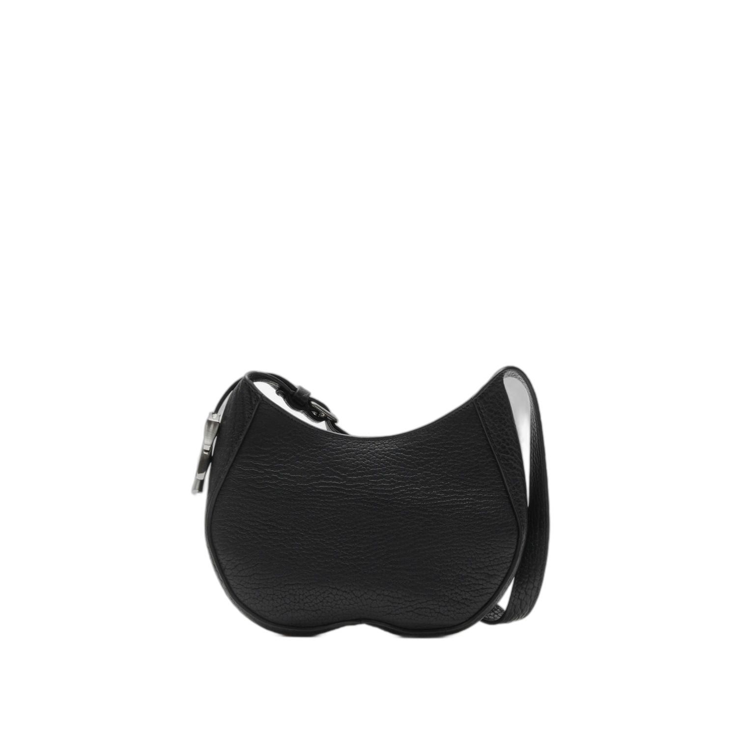 Shop Burberry Small Black Leather Chess Shoulder Handbag For Women