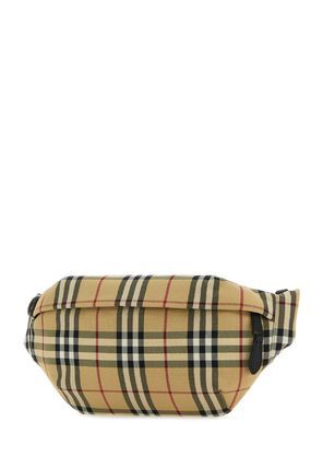 Shop Burberry Men's Arch Beige Belt Bag For Ss24 In Tan