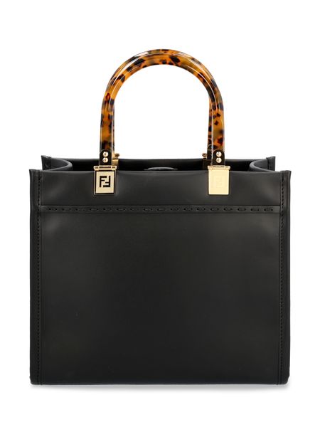 Shop Fendi Stylish And Versatile Sunshine Tote Handbag In Black For Women