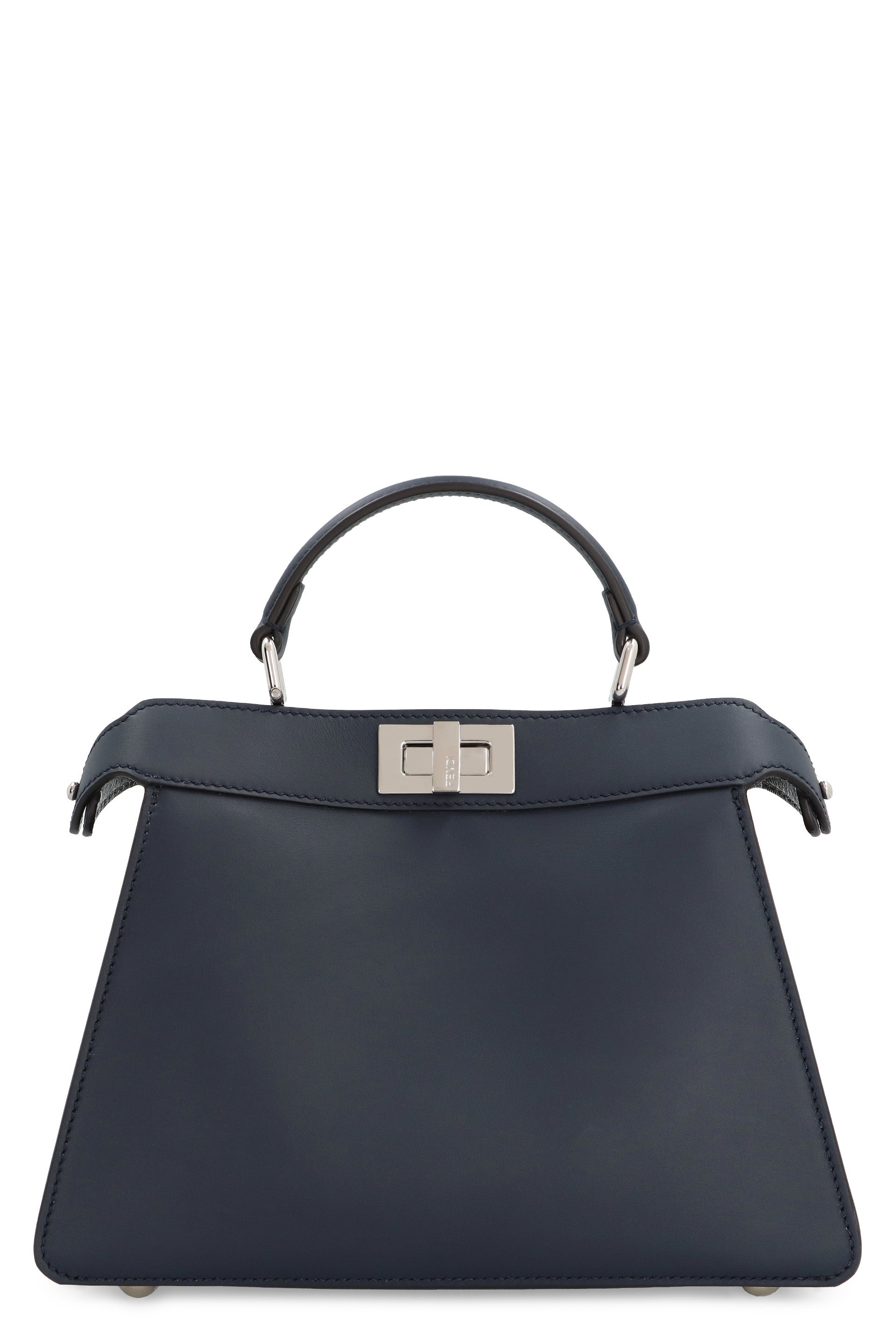 Shop Fendi Stylish Navy Leather Women's Handbag For Fw23 In Blue