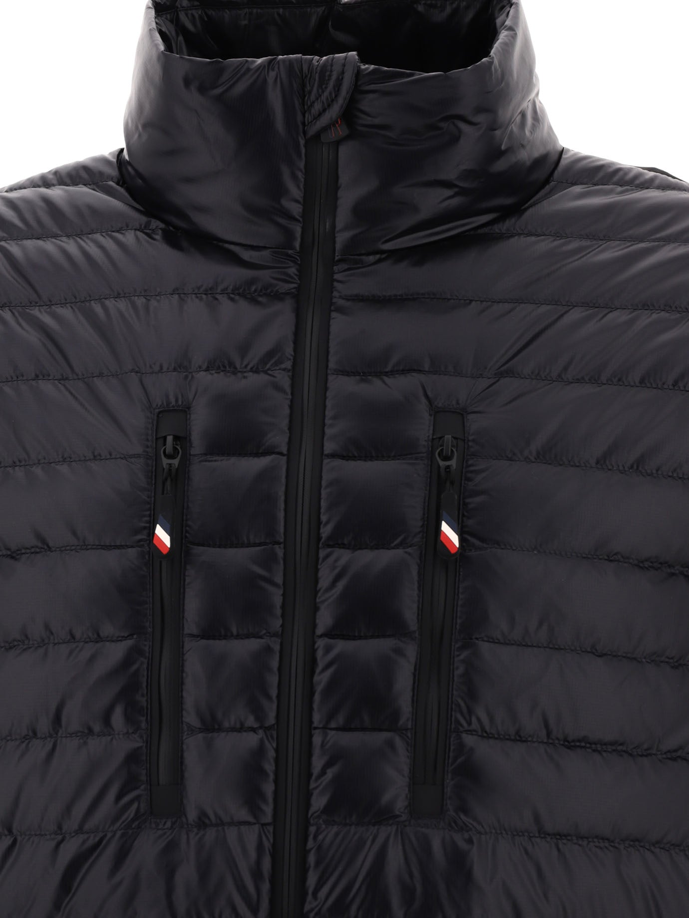 Shop Moncler Black Technical Down Jacket For Men
