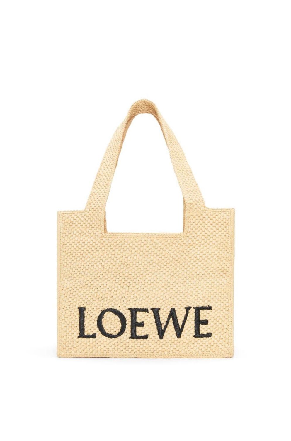 Shop Loewe Medium  Font Tote Bag In Beige
