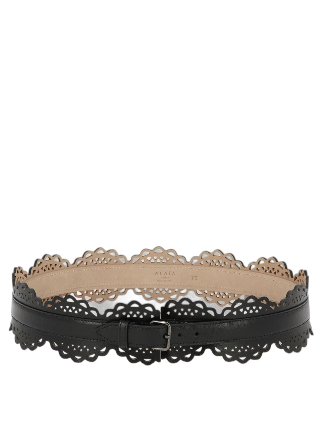 Alaïa Elegant Vienne Openwork Bustier Belt For Women In Black
