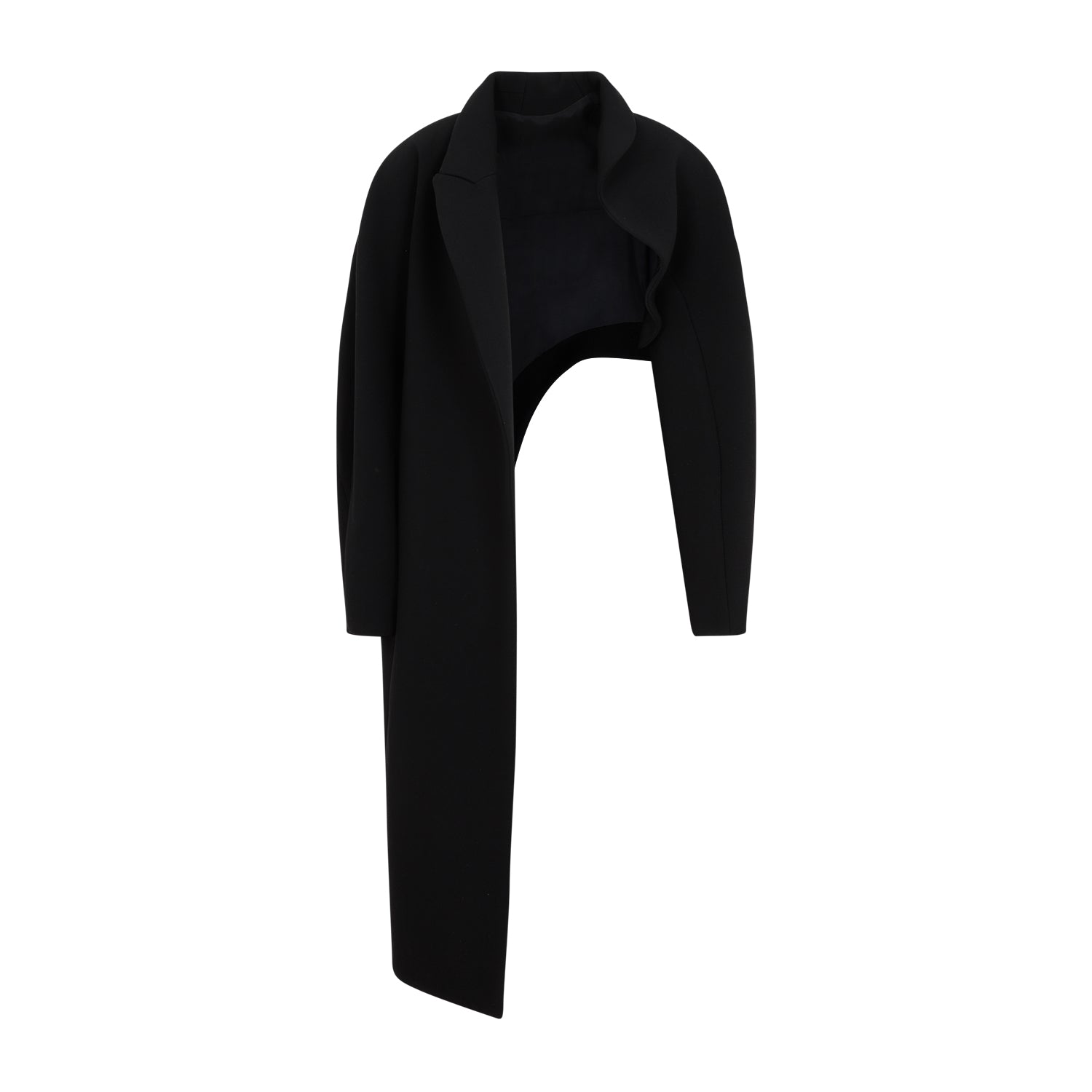 Alaïa Sleek And Chic Black Half Jacket For Women