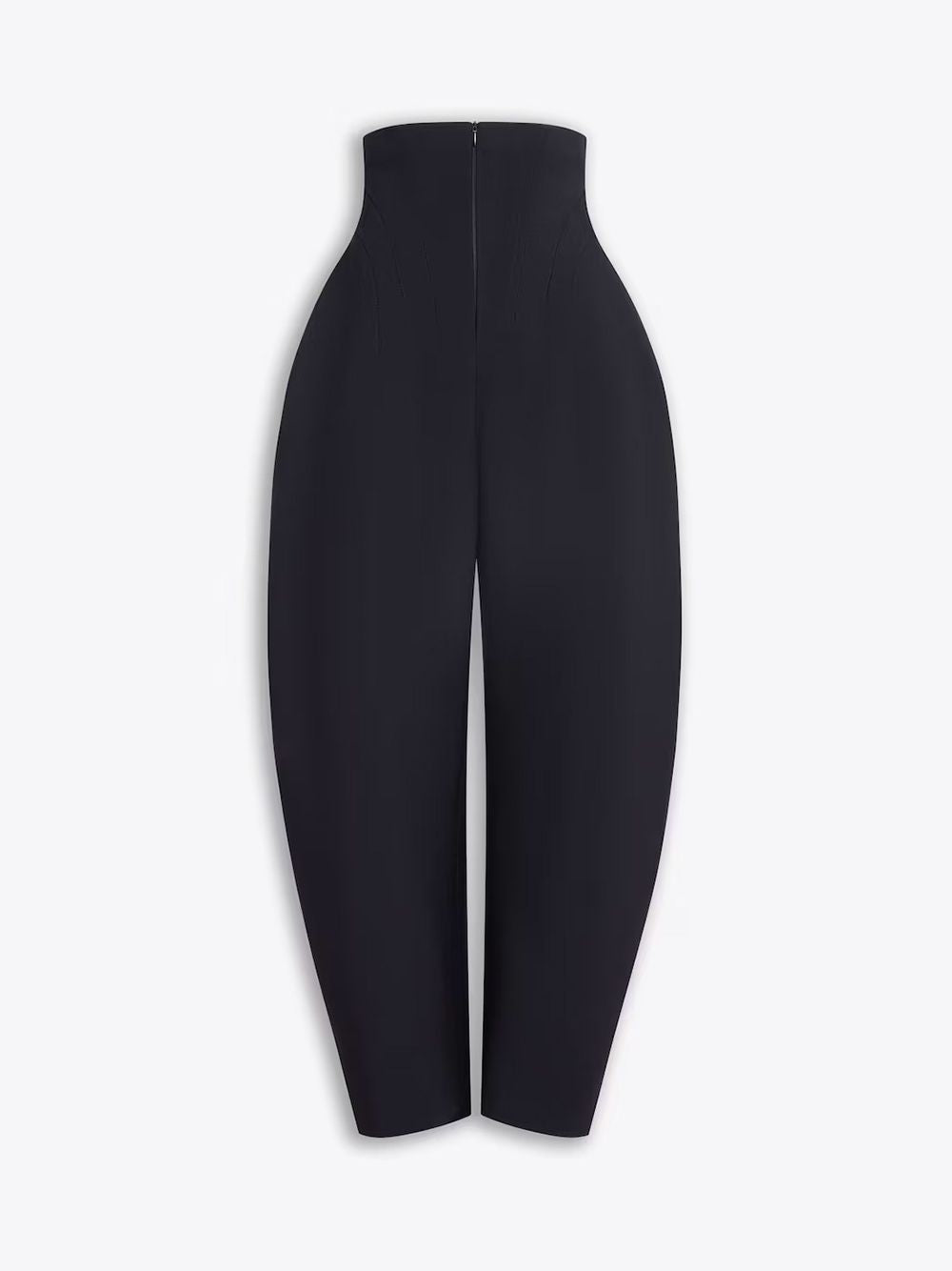 Shop Alaïa Black Wool Corset Pants For Women