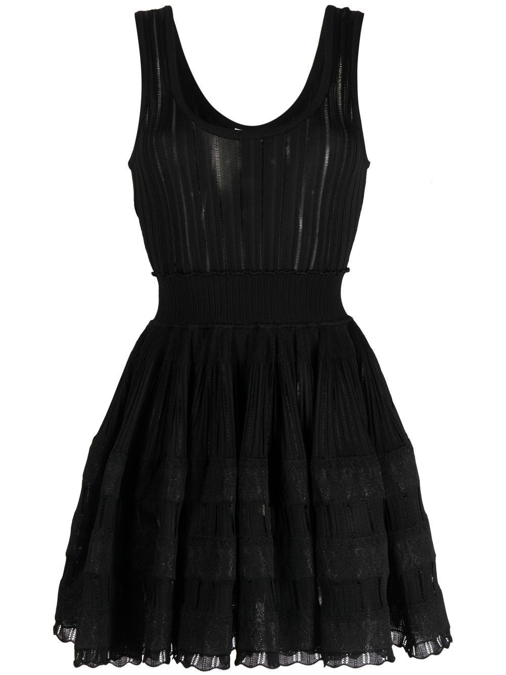 Shop Alaïa Black Shiny Crinoline Dress For Women