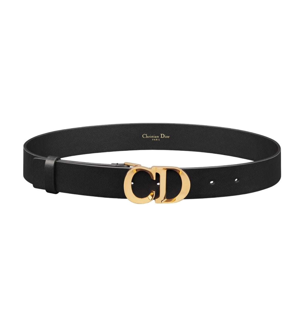 Shop Dior Stylish Black Calfskin Belt For Women