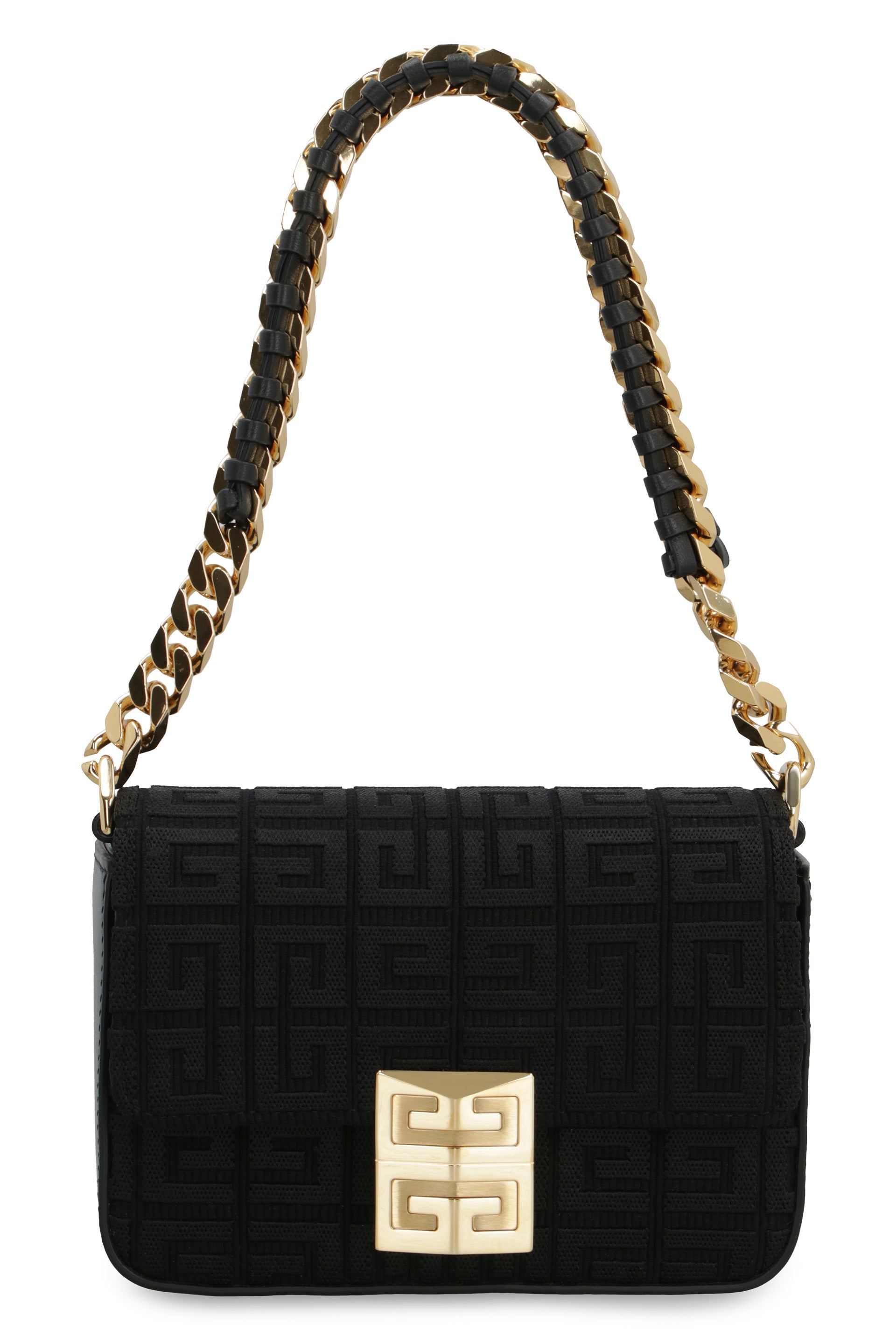 Shop Givenchy 4g Handbag Small Black With Embroidered | Shoulder Bag For Women