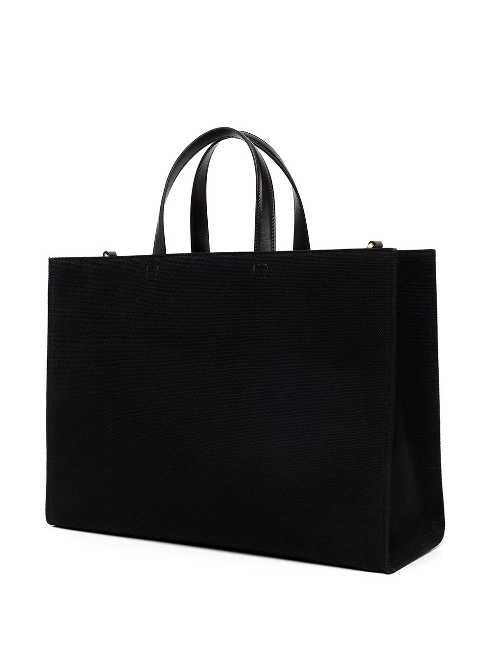 Shop Givenchy G-tote Handbag Medium Canvas Tote Handbag Handbag In Black