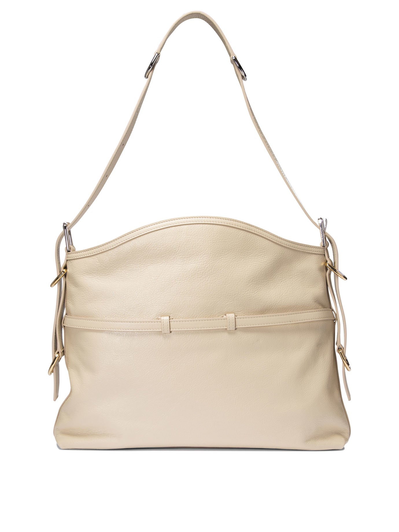 Shop Givenchy "medium Voyou"tan Leather Shoulder Handbag