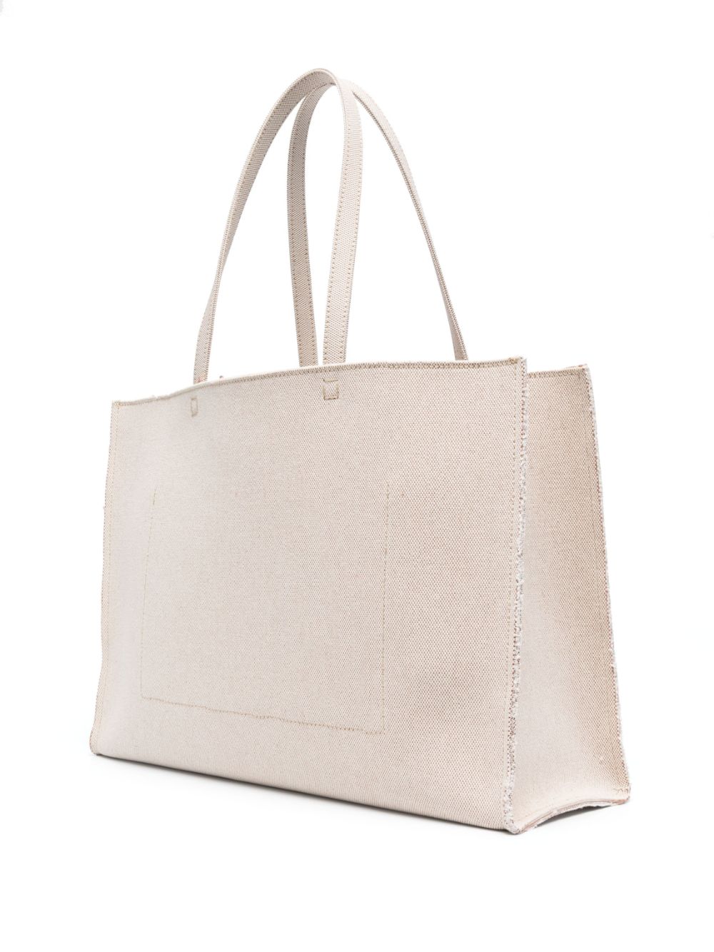 Shop Givenchy Logo-print Canvas Tote Handbag In Beige And Black For Women In Tan