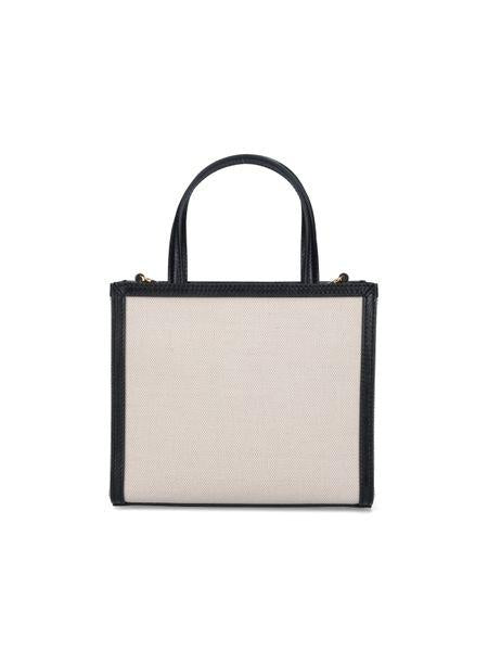 Shop Givenchy Mini Framed Tote Handbag With Chain Strap In Beige
